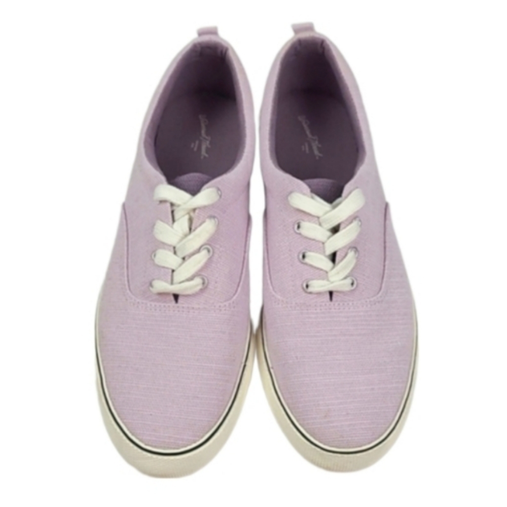 Lavender Purple Canvas Sneakers, 10